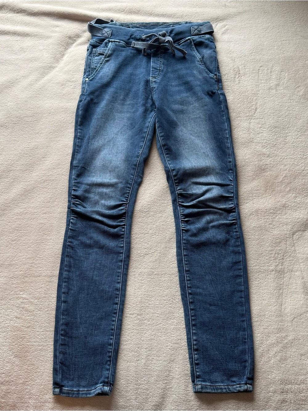 Femme Fatale Italy Pull-on Denim Jogger Jeans